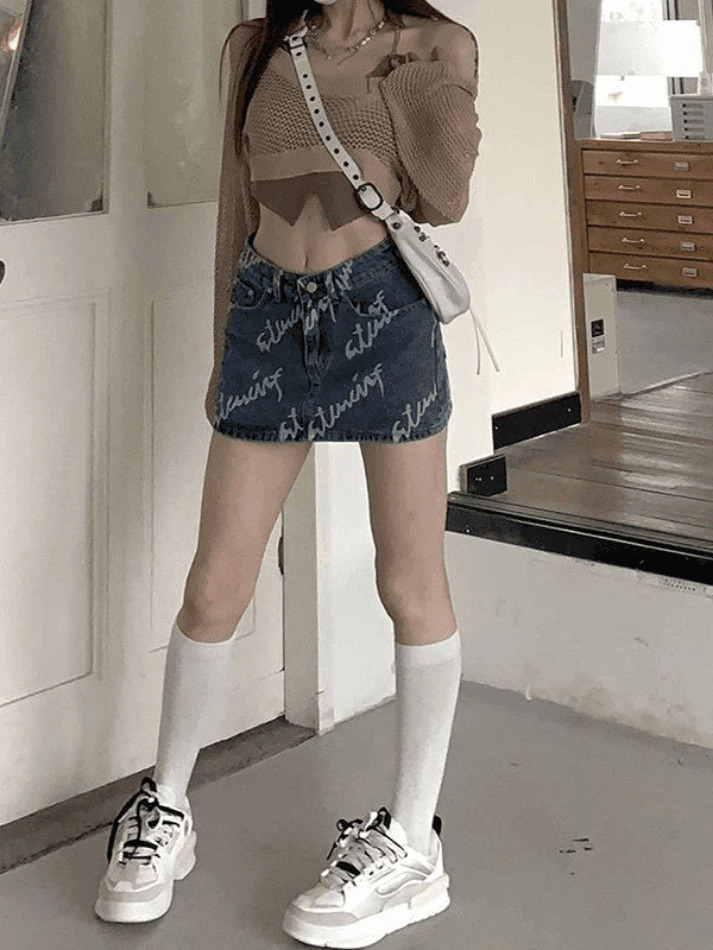 Coquette Aesthetic Open Knit Crop Top: Y2K Fashion, Grunge Style, Cute Tops