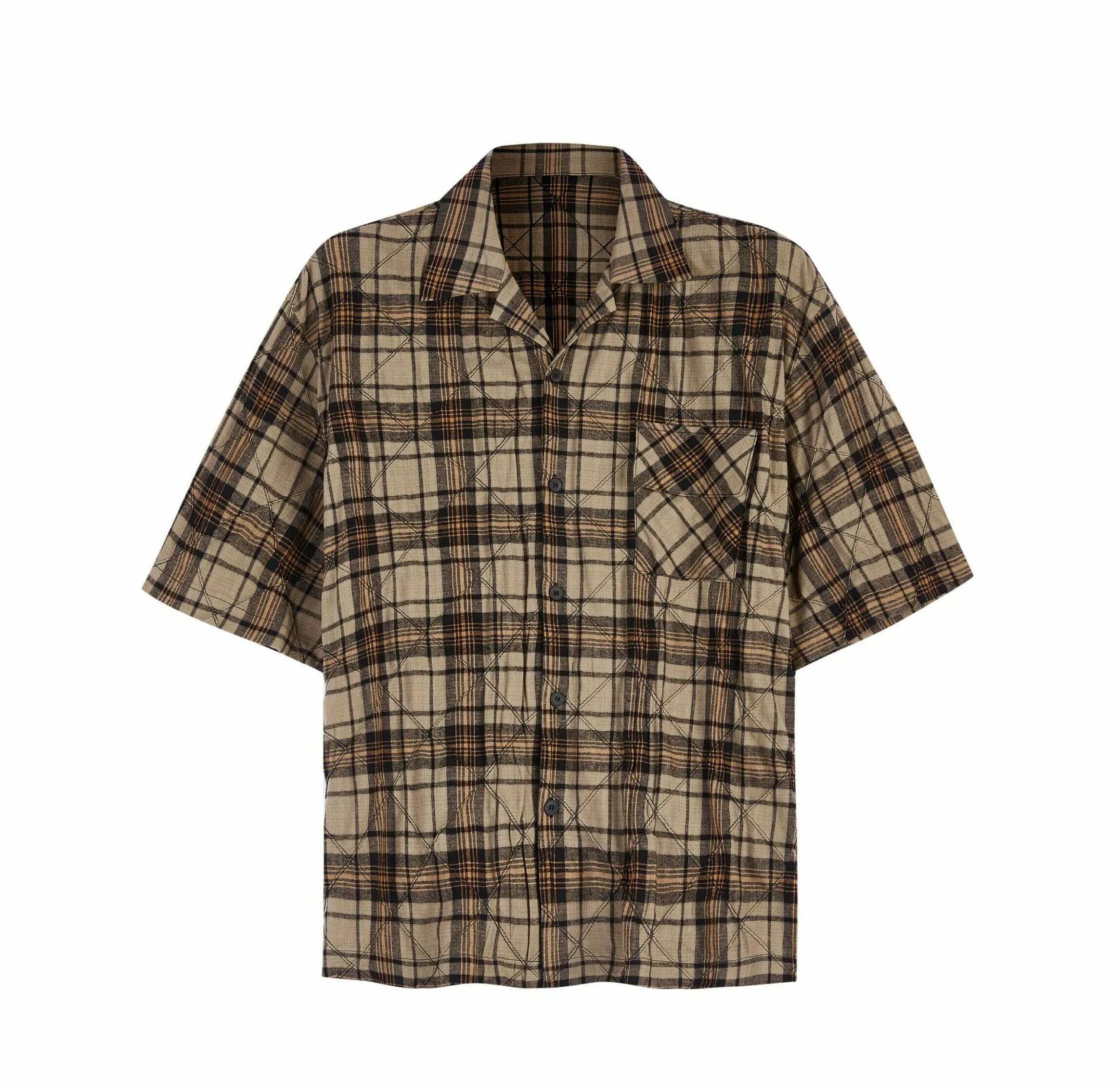 Coquette Aesthetic Oversized Plaid Shirt for Women - Y2K Fashion Statement Piece Coquette Aesthetic Oversized Plaid Shirt for Women - Y2K Fashion Statement Piece