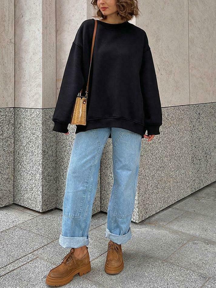 Coquette Aesthetic Oversized Sweatshirt - Y2K Fashion Grunge Style Cute Tops & Pastel Goth Outfits