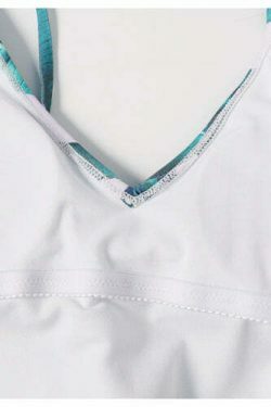 Coquette Aesthetic Palm Leaf Print Underwire Swimsuit