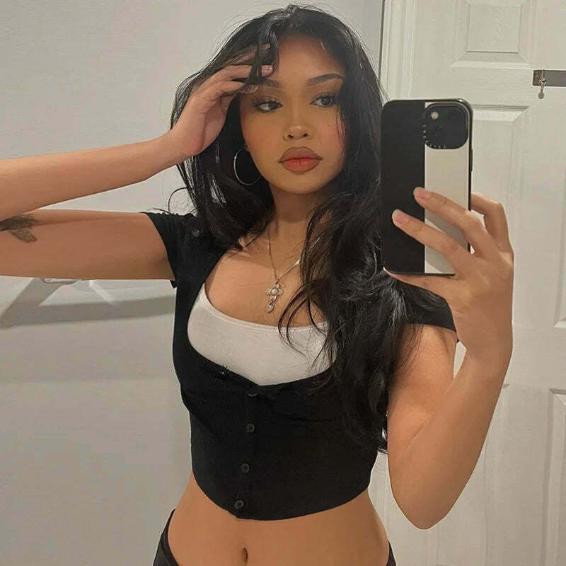 Coquette Aesthetic Panache Crop Top - Y2K Fashion with Grunge Style and Pastel Goth Vibes