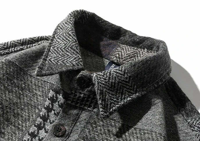 Coquette Aesthetic Patchwork Overshirt: Y2K Fashion with Grunge Style, Cute Tops, Pastel Goth Coquette Aesthetic Patchwork Overshirt: Y2K Fashion with Grunge Style, Cute Tops, Pastel Goth