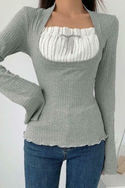 Coquette Aesthetic Patchwork Pleat Fungus Hoodie