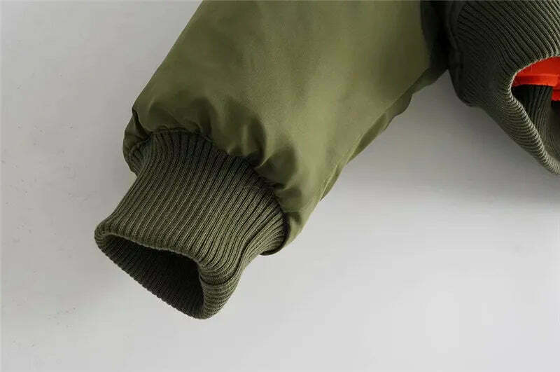 Coquette Aesthetic Pine Groove Bomber Jacket - Y2K Fashion Women's Outerwear Coquette Aesthetic Pine Groove Bomber Jacket - Y2K Fashion Women's Outerwear