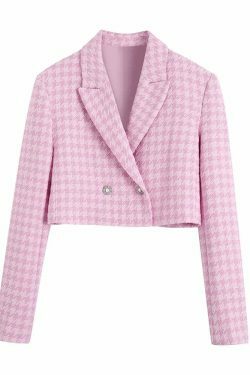 Coquette Aesthetic Pink Tartan Set - Y2K Fashion Outfit for Women
