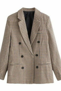 Coquette Aesthetic Plaid Harmony Coat - Y2K Fashion Grunge Style Cute Tops & Cargo Skirt