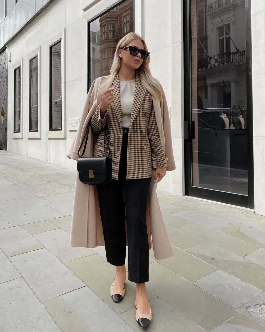 Coquette Aesthetic Plaid Harmony Coat - Y2K Fashion Grunge Style Cute Tops & Cargo Skirt Coquette Aesthetic Plaid Harmony Coat - Y2K Fashion Grunge Style Cute Tops & Cargo Skirt