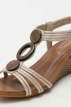 Coquette Aesthetic Platform Mary Janes: Soft Thick Sole Large Size Wedge Heel Sandals