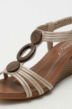 Coquette Aesthetic Platform Mary Janes: Soft Thick Sole Large Size Wedge Heel Sandals