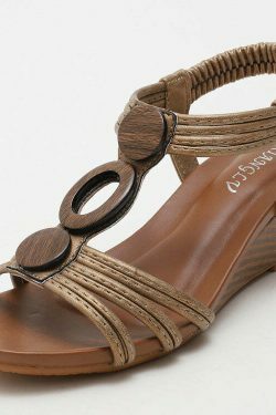 Coquette Aesthetic Platform Mary Janes: Soft Thick Sole Large Size Wedge Heel Sandals