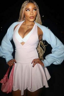 Coquette Aesthetic Pleat Sway Mini Dress - Y2K Fashion Women's Clothing