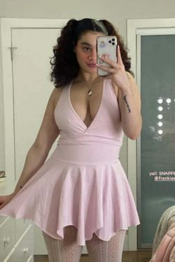 Coquette Aesthetic Pleat Sway Mini Dress - Y2K Fashion Women's Clothing