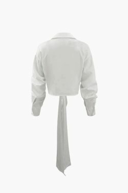 Coquette Aesthetic Pleated Deep V-neck Blouse - Y2K Fashion Grunge Style Cute Tops Pastel Goth