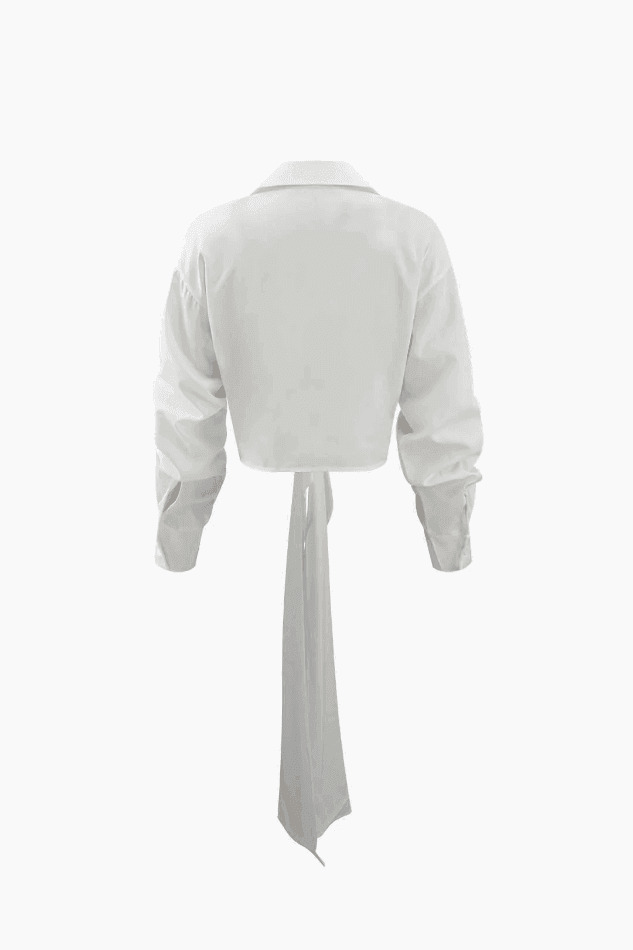 Coquette Aesthetic Pleated Deep V-neck Blouse - Y2K Fashion Grunge Style Cute Tops Pastel Goth Coquette Aesthetic Pleated Deep V-neck Blouse - Y2K Fashion Grunge Style Cute Tops Pastel Goth