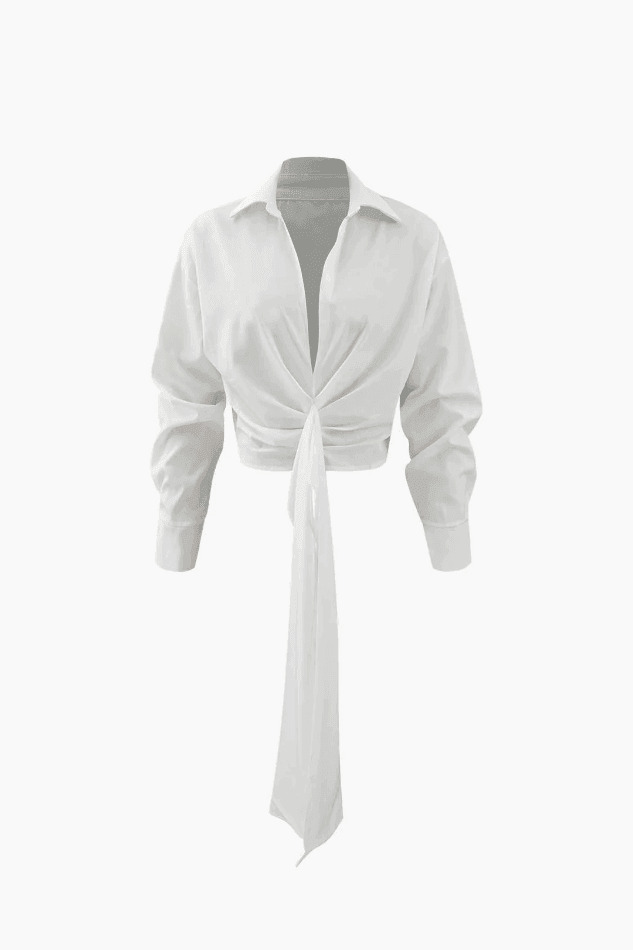 Coquette Aesthetic Pleated Deep V-neck Blouse - Y2K Fashion Grunge Style Cute Tops Pastel Goth Coquette Aesthetic Pleated Deep V-neck Blouse - Y2K Fashion Grunge Style Cute Tops Pastel Goth