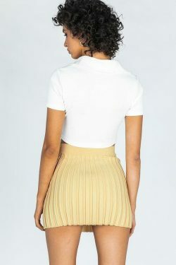 Coquette Aesthetic Pleated Mini Skirt - Y2K Fashion Statement for Women