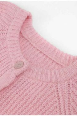 Coquette Aesthetic Plush Pinnacle Chunky Sweater