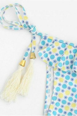 Coquette Aesthetic Polka Dot Bralette & Ruffles String Bikini - Y2K Fashion Women's Swimwear