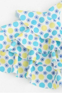 Coquette Aesthetic Polka Dot Bralette & Ruffles String Bikini - Y2K Fashion Women's Swimwear