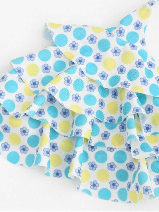 Coquette Aesthetic Polka Dot Bralette & Ruffles String Bikini - Y2K Fashion Women's Swimwear Coquette Aesthetic Polka Dot Bralette & Ruffles String Bikini - Y2K Fashion Women's Swimwear