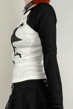 Coquette Aesthetic Print Bow Decor Raglan Long Sleeve Knit