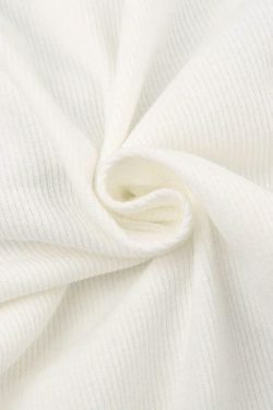 Coquette Aesthetic Print Bow Decor Raglan Long Sleeve Knit