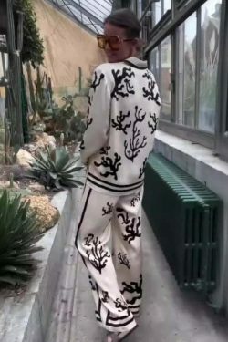 Coquette Aesthetic Printed Set: Y2K Fashion with Grunge Style, Cute Tops & Cargo Skirt