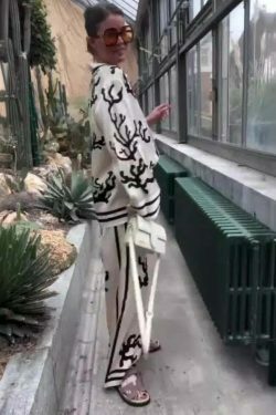 Coquette Aesthetic Printed Set: Y2K Fashion with Grunge Style, Cute Tops & Cargo Skirt