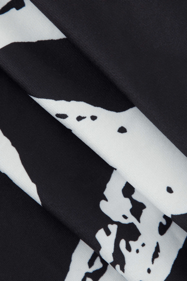 Coquette Aesthetic Printed Tie Strap Cami with Drawstring Slit Skirt Set