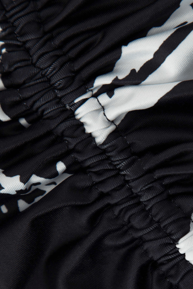 Coquette Aesthetic Printed Tie Strap Cami with Drawstring Slit Skirt Set