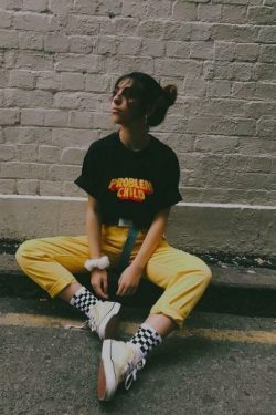 Coquette Aesthetic Problem Child T-Shirt - Y2K Fashion Grunge Style Cute Tops