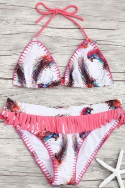 Coquette Aesthetic Pumpkin Wrap Bikini for Women - Y2K Fashion Cute Tops & Grunge Style