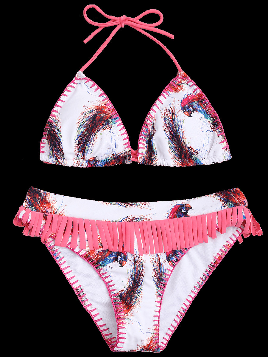 Coquette Aesthetic Pumpkin Wrap Bikini for Women - Y2K Fashion Cute Tops & Grunge Style