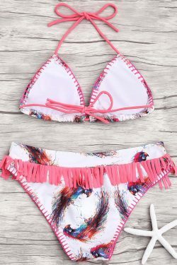 Coquette Aesthetic Pumpkin Wrap Bikini for Women - Y2K Fashion Cute Tops & Grunge Style