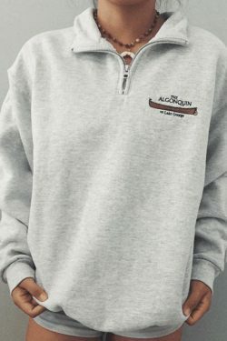 Coquette Aesthetic Quarter Zip Sweatshirt: Y2K Fashion with Grunge & Pastel Goth Vibes