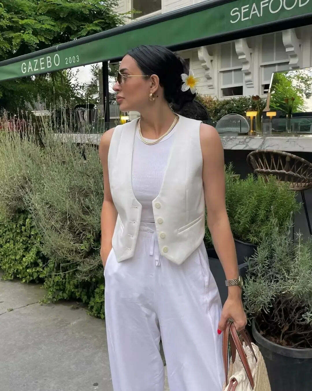 Coquette Aesthetic Reina V-Neck Sleeveless Waistcoat - Y2K Fashion Women's Clothing Coquette Aesthetic Reina V-Neck Sleeveless Waistcoat - Y2K Fashion Women's Clothing