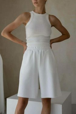 Coquette Aesthetic Remy Patchwork Shorts Set - Y2K Fashion Outfit