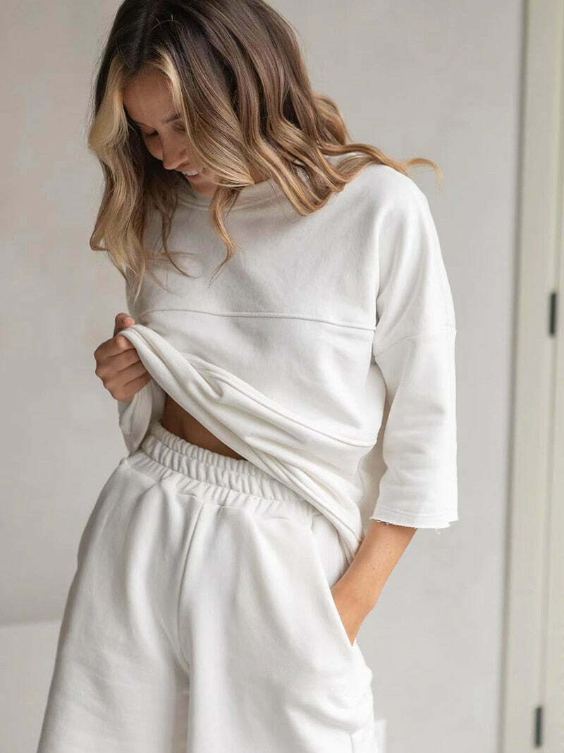 Coquette Aesthetic Remy Patchwork Shorts Set - Y2K Fashion Outfit Coquette Aesthetic Remy Patchwork Shorts Set - Y2K Fashion Outfit