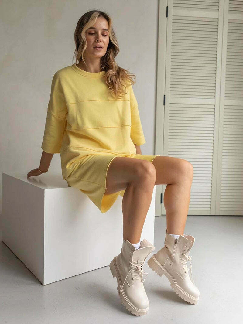 Coquette Aesthetic Remy Patchwork Shorts Set - Y2K Fashion Outfit Coquette Aesthetic Remy Patchwork Shorts Set - Y2K Fashion Outfit