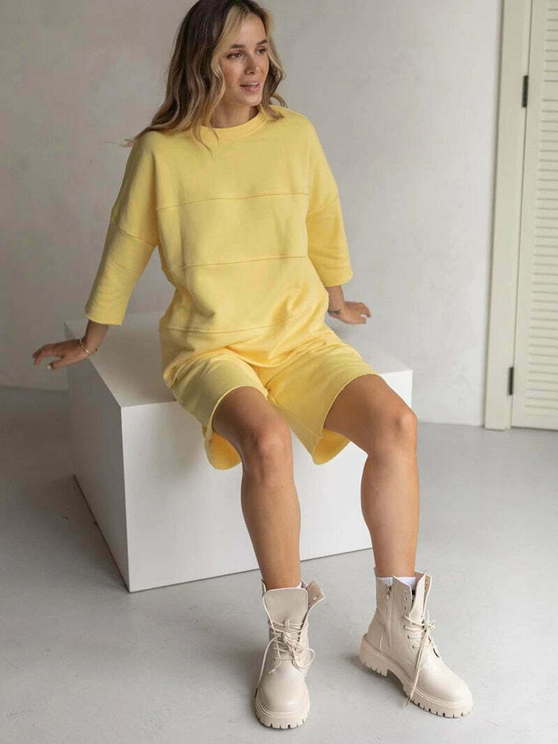 Coquette Aesthetic Remy Patchwork Shorts Set - Y2K Fashion Outfit Coquette Aesthetic Remy Patchwork Shorts Set - Y2K Fashion Outfit