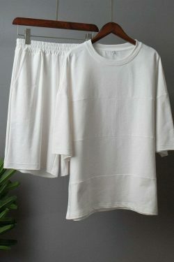 Coquette Aesthetic Remy Patchwork Shorts Set - Y2K Fashion Outfit