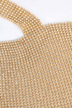 Coquette Aesthetic Rhinestone Chainmail Cami Top - Y2K Fashion Statement Piece