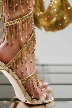 Coquette Aesthetic Rhinestone Snake High-Heeled Sandals