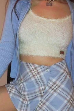 Coquette Aesthetic Ribbed Knit Zip-Up Cardigan for Y2K Fashion Enthusiasts