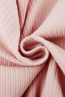 Coquette Aesthetic Ribbed Lace Trim Splice Slim Long Sleeve Knit Sweater