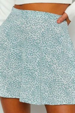 Coquette Aesthetic Roy Flared Mini Skirt - Y2K Fashion Statement Piece for Women