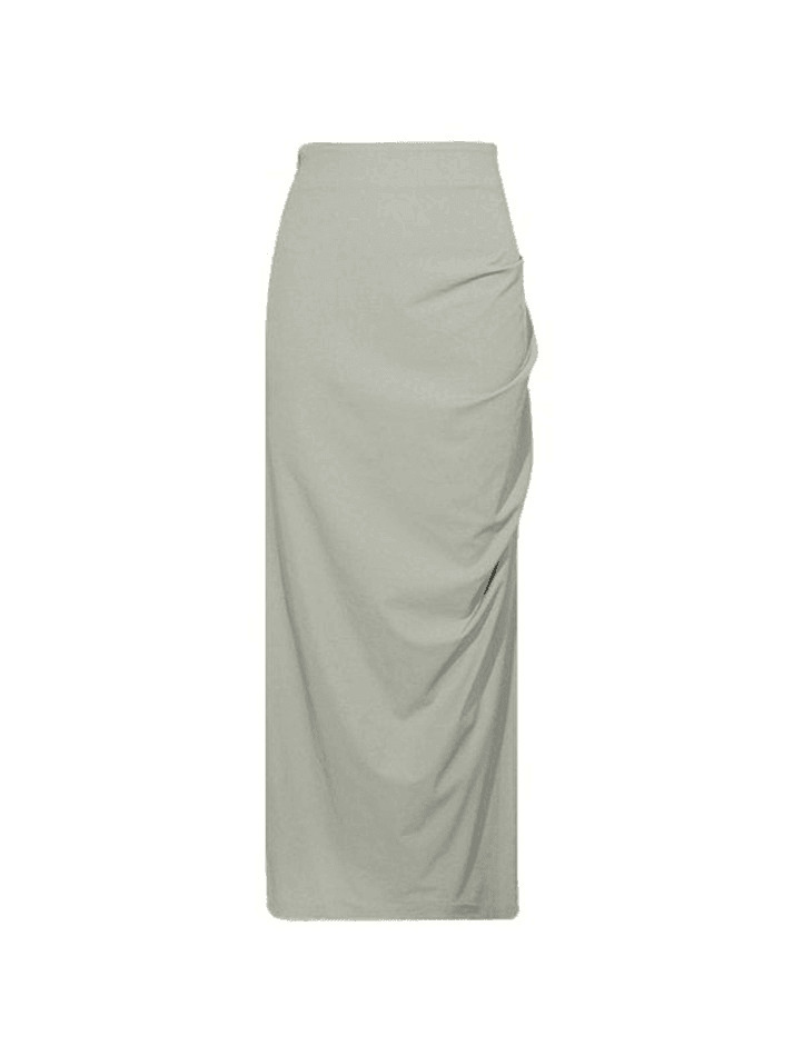 Coquette Aesthetic Ruched Split Y2K Cargo Skirt - Grunge Style Fashion Statement Coquette Aesthetic Ruched Split Y2K Cargo Skirt - Grunge Style Fashion Statement