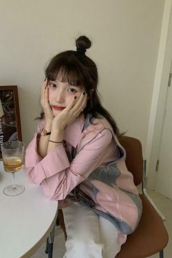 Coquette Aesthetic Runaway Oversized Sweater Vest in Y2K Fashion Style