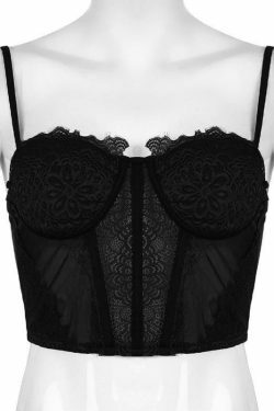 Coquette Aesthetic Sadie Corset Top - Y2K Fashion Grunge Style Cute Tops Pastel Goth Cargo Skirt