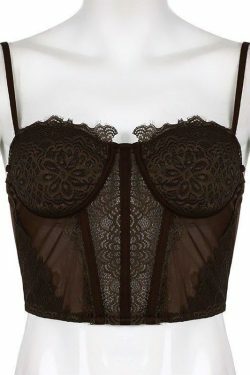 Coquette Aesthetic Sadie Corset Top - Y2K Fashion Grunge Style Cute Tops Pastel Goth Cargo Skirt